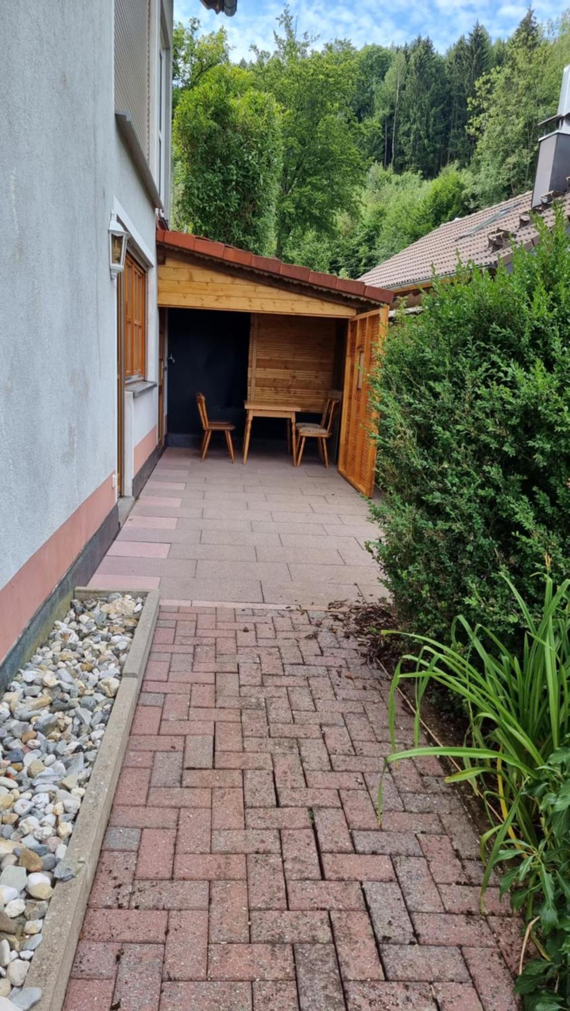 Roberts Ferienwohnung Im Hammerbachtal Offenhausen Exterior foto