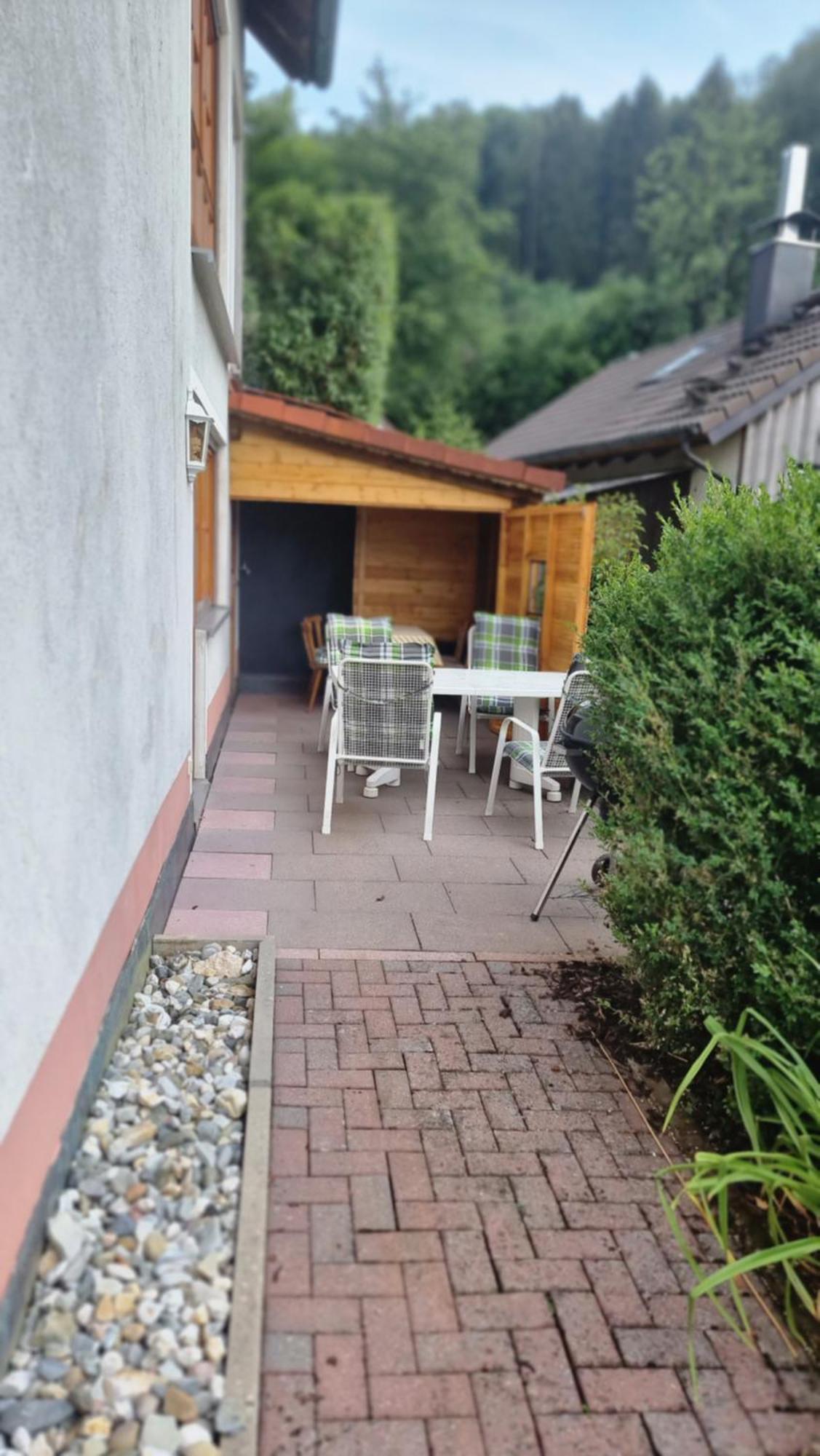 Roberts Ferienwohnung Im Hammerbachtal Offenhausen Exterior foto